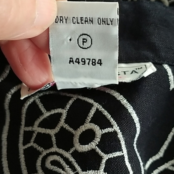 Victor Costa Occasion Open Front Jacket M - Picture 8 of 9